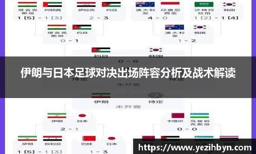 伊朗与日本足球对决出场阵容分析及战术解读